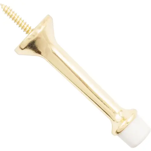 Stone Harbor Hardware 31504-3 3" Heavy-Duty Solid Door Stop - Polished Brass