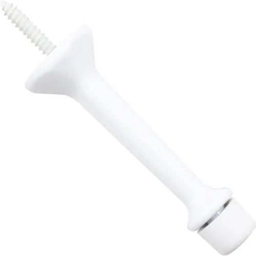 Stone Harbor Hardware 31504-WH 3" Heavy-Duty Solid Door Stop - White