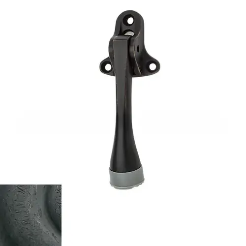 Baldwin 4100402 4" Lever Door Holder Distressed Oil Rubbed Bronze Finish