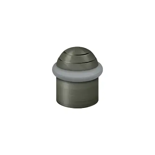 Deltana UFBD4505U15A Round Universal Floor Bumper Dome Cap 1-5/8", Solid Brass in Antique Nickel