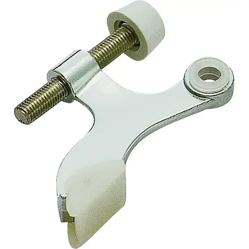 ProSource H20-B042C-PS Deluxe Hinge Pin Door Stop, 2-5/8 in Projection, Die-Cast Zinc & Plastic, Chrome