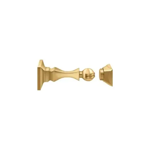 Deltana MDH35CR003 Magnetic Door Holder 3-1/2" in PVD Polished Brass