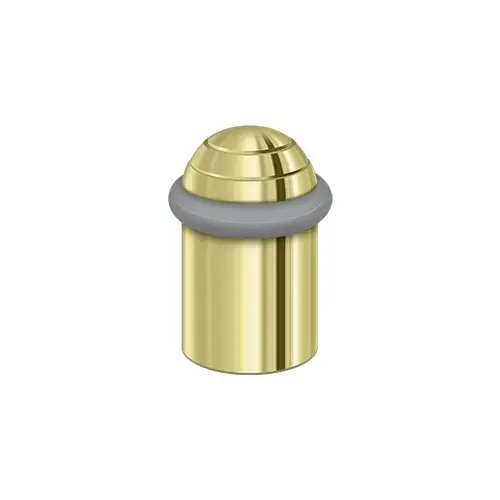 Deltana UFBD5000U3 Round universal Floor Bumper Dome Cap 2-1/8", Solid Brass in Polished Brass