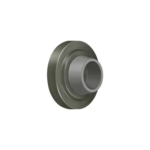 Deltana WB238U15A Concave Flush Bumper 2-3/8" Diam. in Antique Nickel