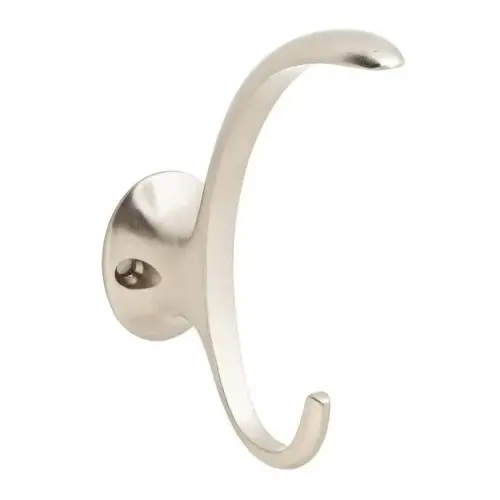 Ives Residential 574B15 Solid Brass Coat and Hat Hook Satin Nickel Finish