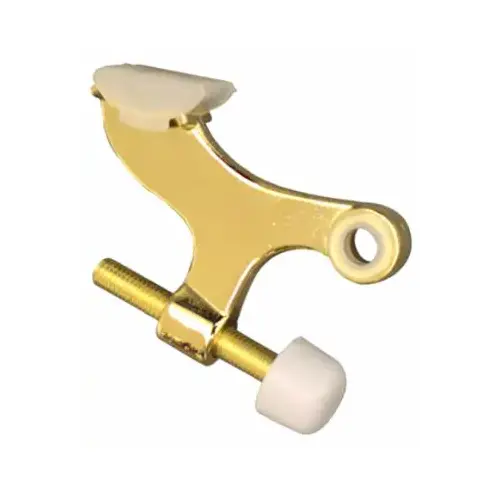 National Hardware N279-695 Hinge Pin Door Stop, Die-Cast Zinc, Brass