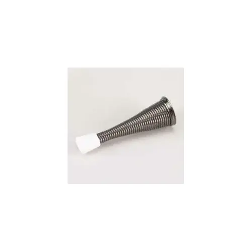Onward 217XVB Flexible Door Stop, 31/32 in Dia Base, 3 in Projection, Metal, Zinc