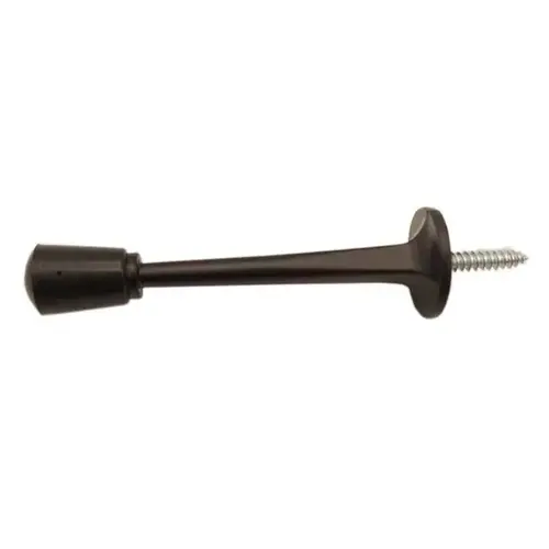 Orca Hardware TH-30RD-BL HD Rigid Door Stop With Black Tip