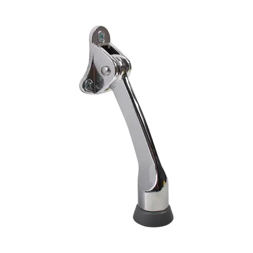 Pamex DD0228CP 4" Zinc Heavy Duty Drop Down Door Holder Bright Chrome Finish