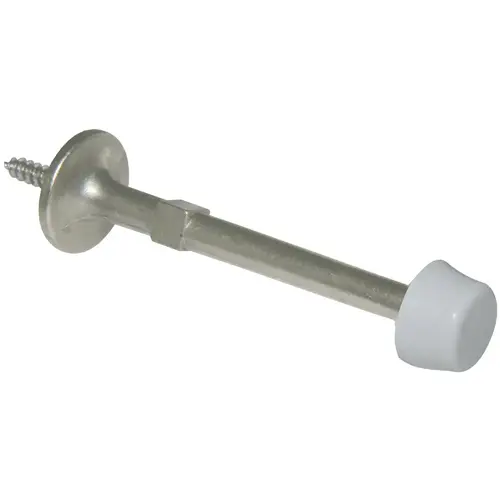 Ultra Hardware 61711 3 In. Satin Nickel Self-Start Rigid Door Stop