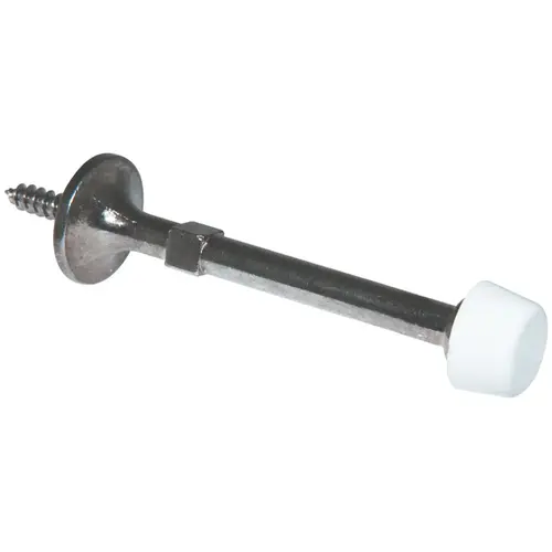 Ultra Hardware 61714 3 In. Polished Chrome Self-Start Rigid Door Stop