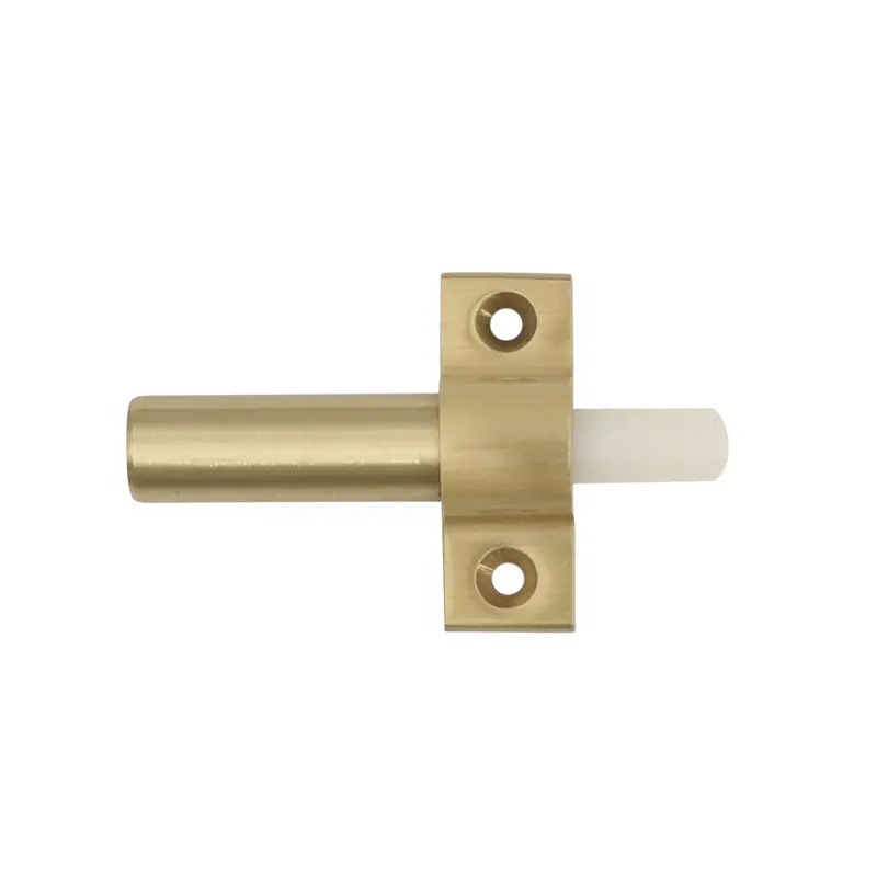 Auxiliary Pusher for Touch Latch for Full Sized DoorsSatin Brass