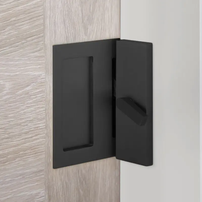 Barn Door Privacy LockFlat Black