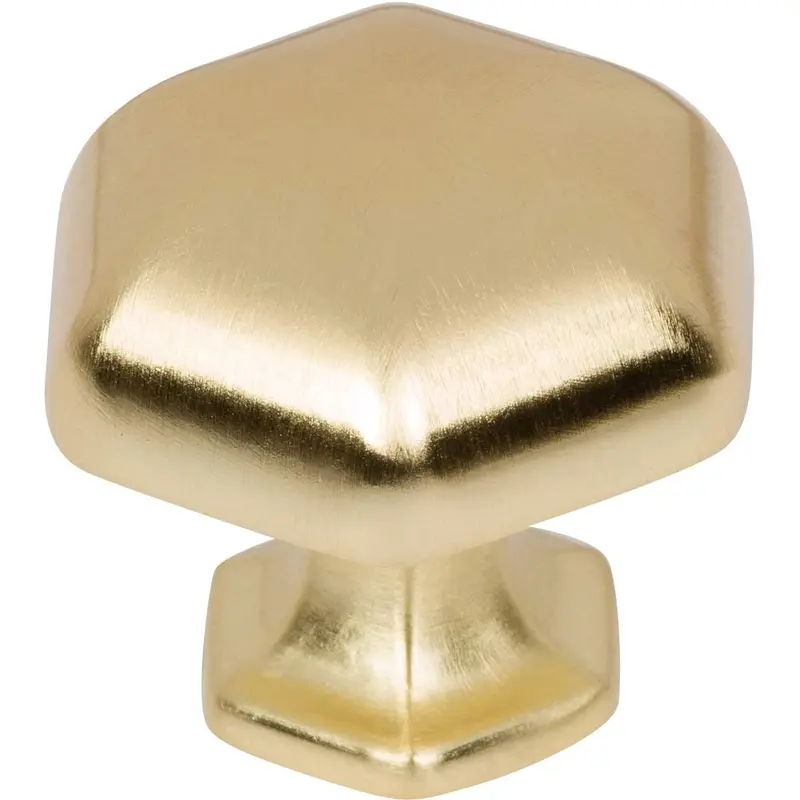 Brushed Brass Cabinet Knobs - SHKM023-BRS-5
