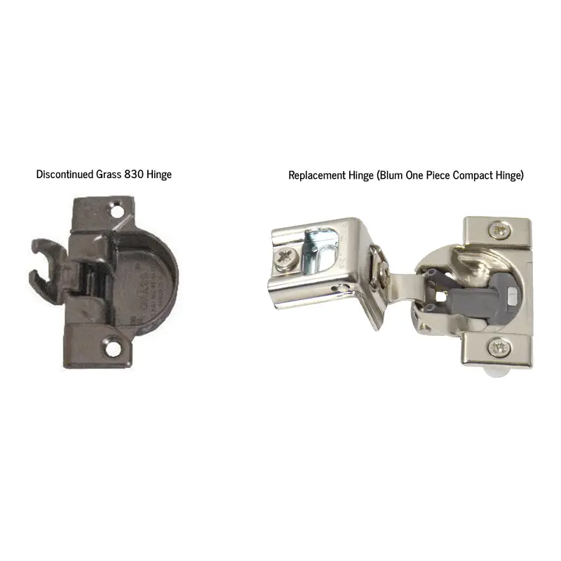 Soft Close Replacements for Grass 830 and 831 Hinges830-09 Replacement - Face Mount