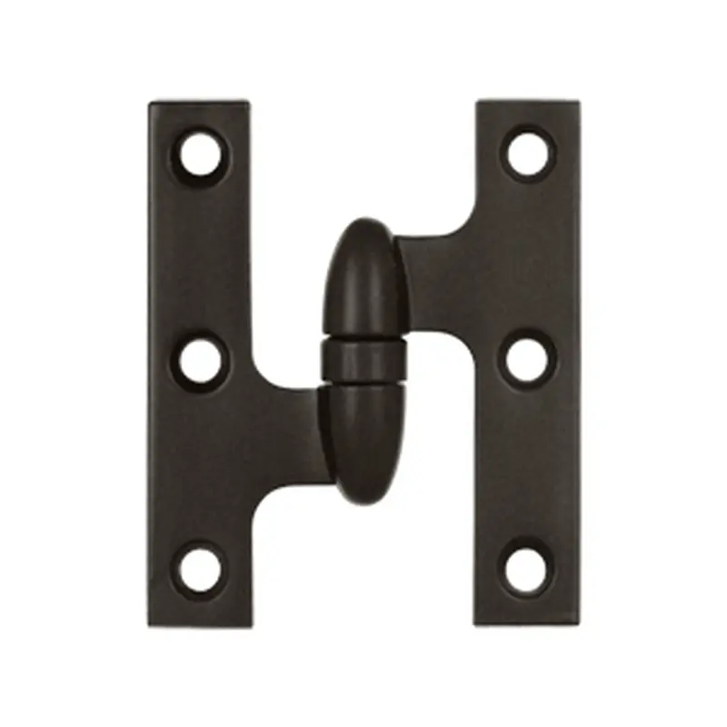 Olive Knuckle Hinge, 3" x 2-1/2"Oil Rubbed Bronze / Left Hand