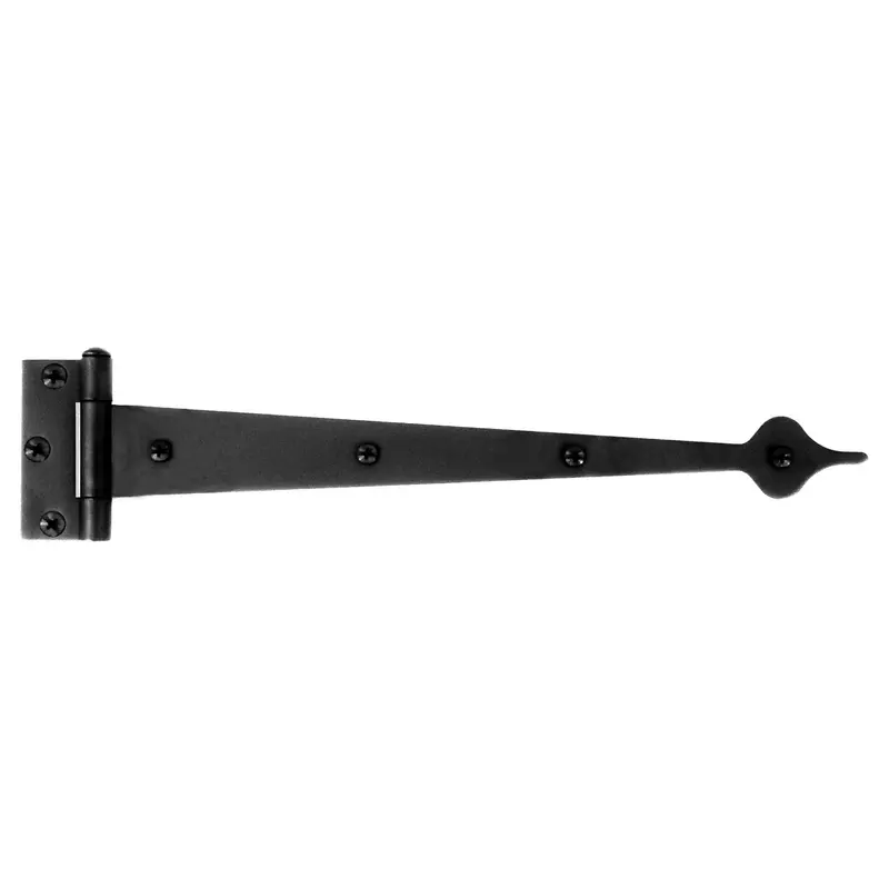 Smooth Iron Spear Style Strap Hinge10"