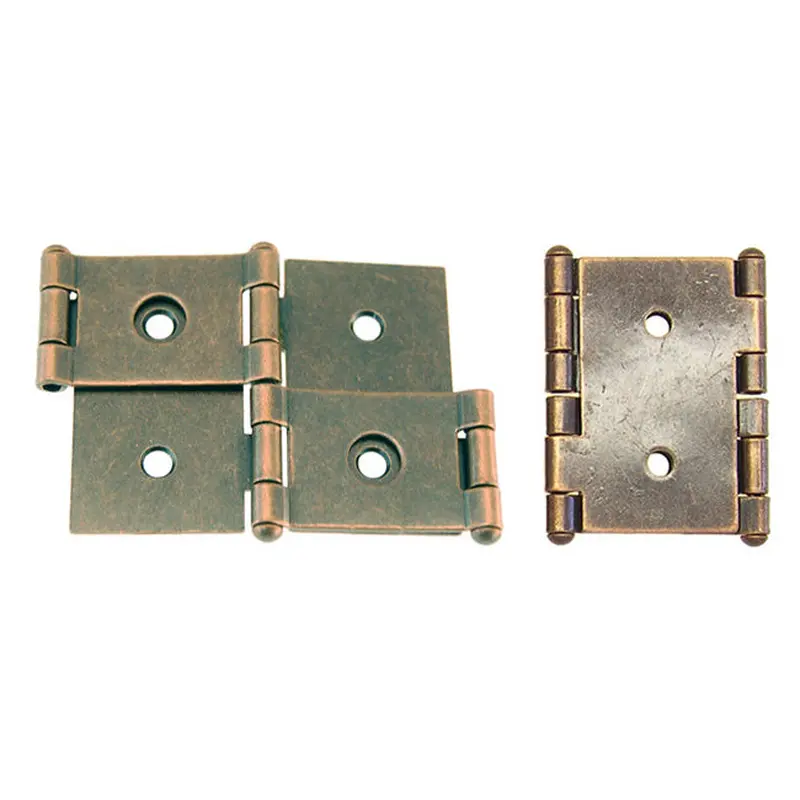 Statuary Bronze Double Action Folding Screen HingeSmall - For 3/4" Thick Panels