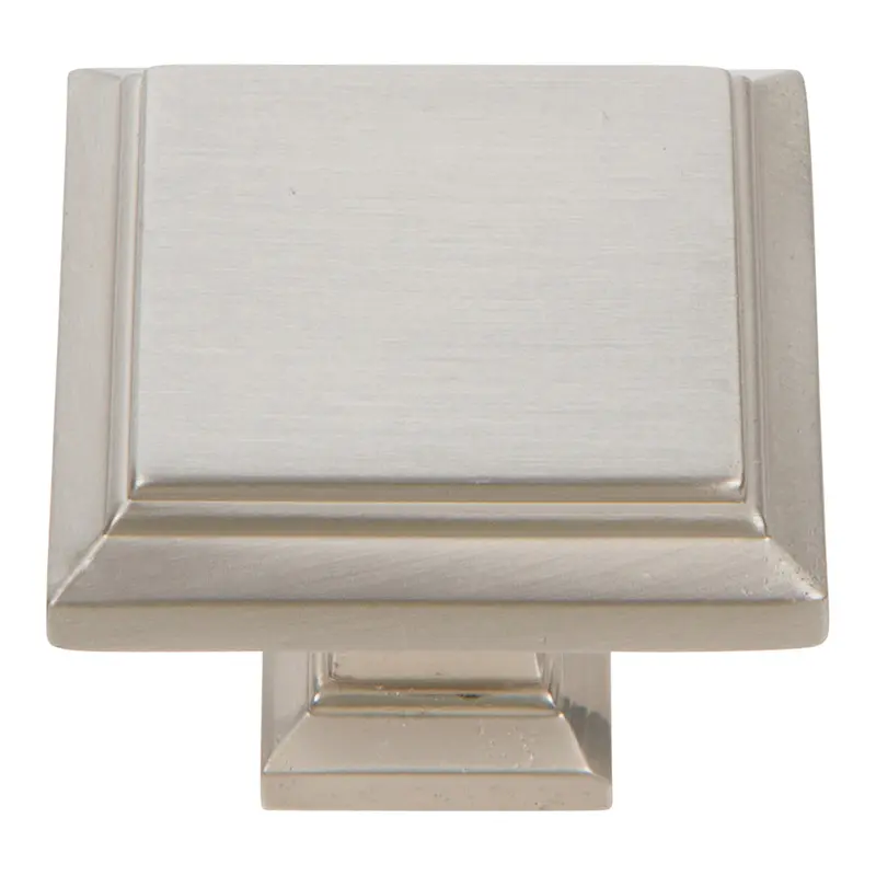 Sutton Place Square KnobBrushed Nickel