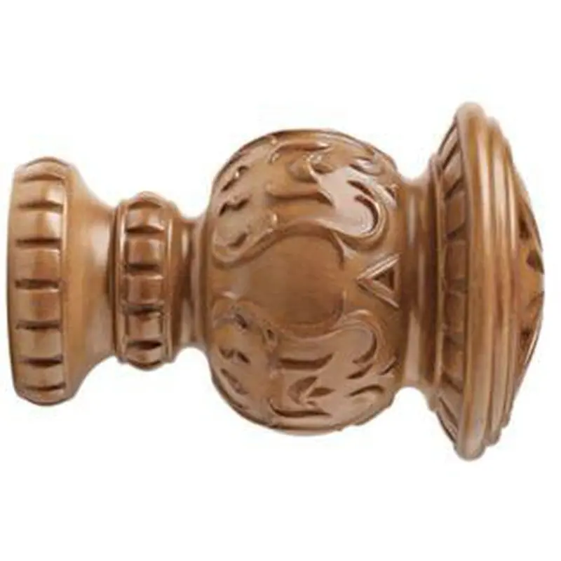 2" Wood Trends Reign Finial - 820 - Estate Oak