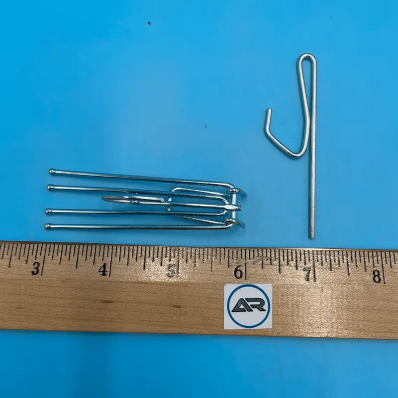 3" Nip-Tite Pleater Hooks pack of 10 hooks and 4 end pins