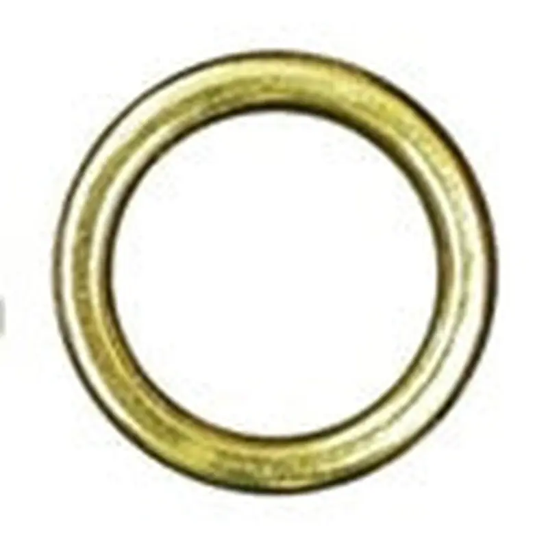 Brass Heavy Duty Rings 1/2" x 11/16" (200/bag)