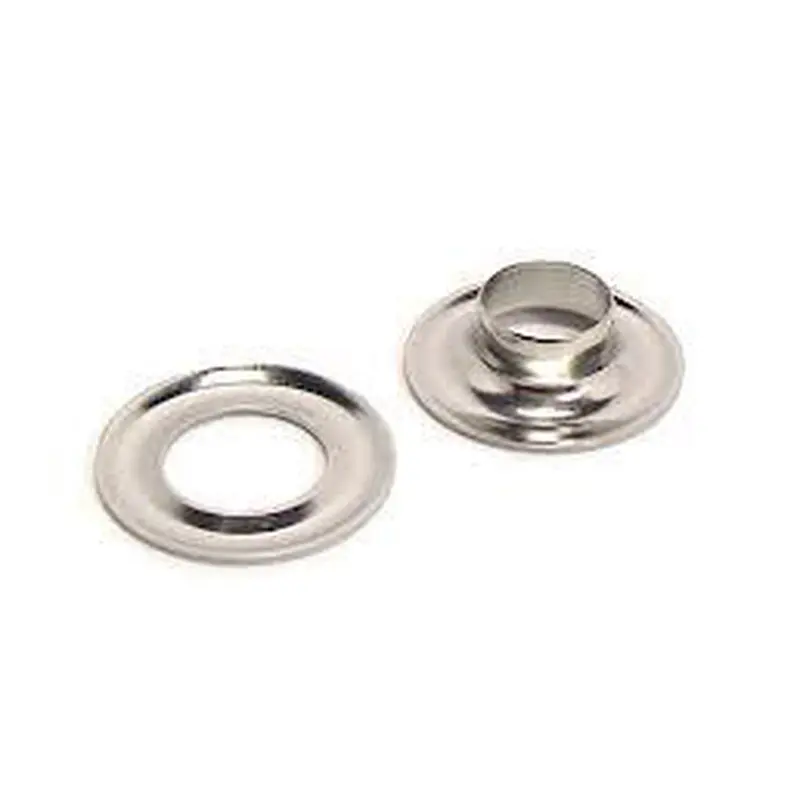 C.S. Osborne #00 3/16" Stainless Steel Grommets With Plain Washers (144/box)
