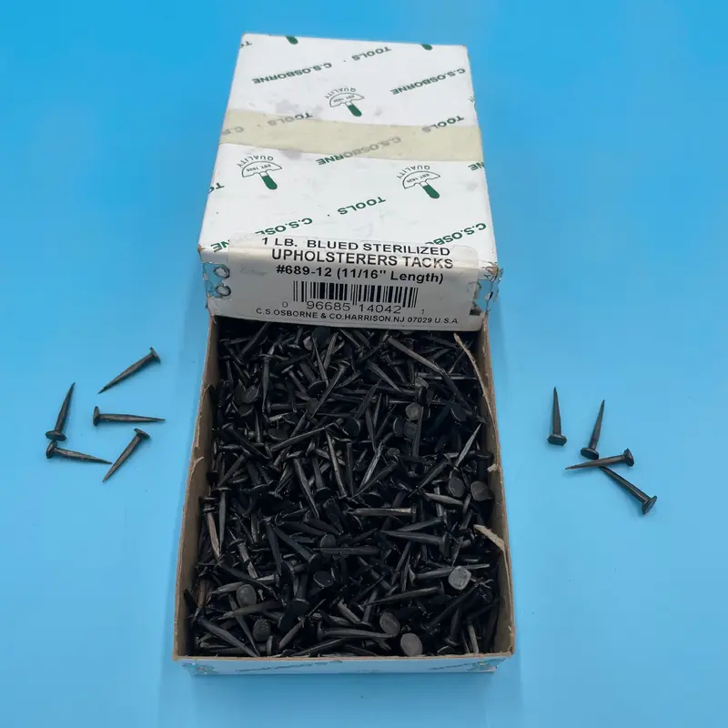 C.S. Osborne Blued Sterilized Upholstery Tacks - 11/16" 1lb/box