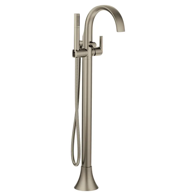 Doux Chrome One-Handle Tub Filler including Handheld ShowerChrome