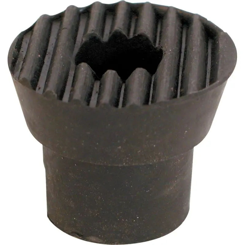 1 in., Black, Rubber, Replacement Tips for Drop Down Door Holders0.065 / each