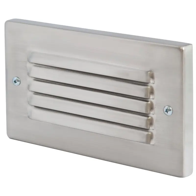 1-Light Nickel Horizontal LED Deck Step Light15.3 oz / each