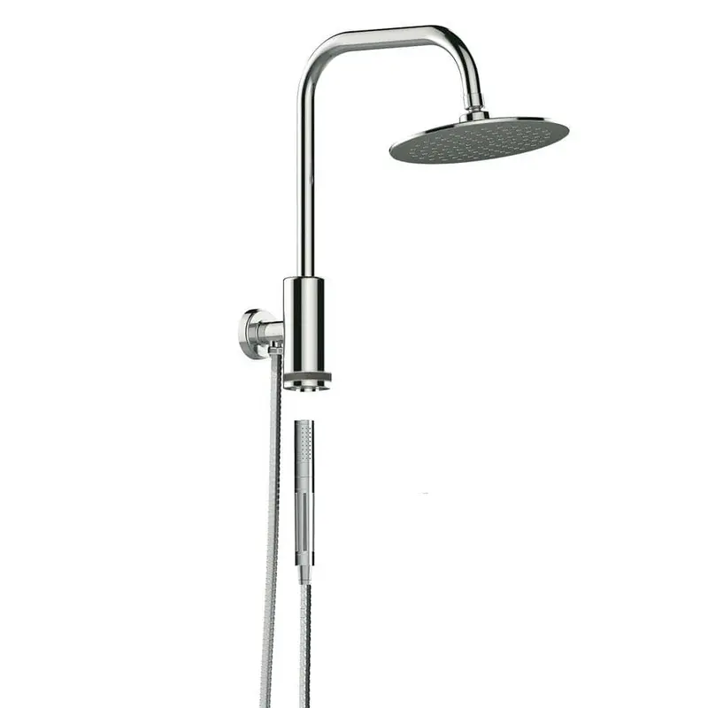 1-spray 8 in. Dual Shower Head and Handheld Shower Head with Waterfall in Chrome6 / each
