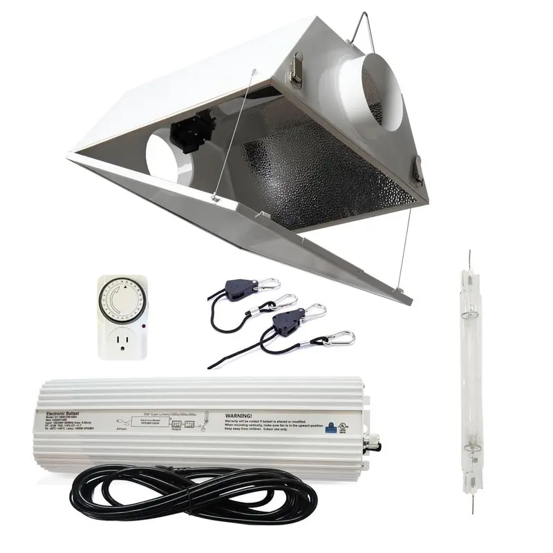 1000-Watt Double Ended HPS 120/240-Volt Grow Light System with DE Large Air Cooled Grow Light Reflector25 / each