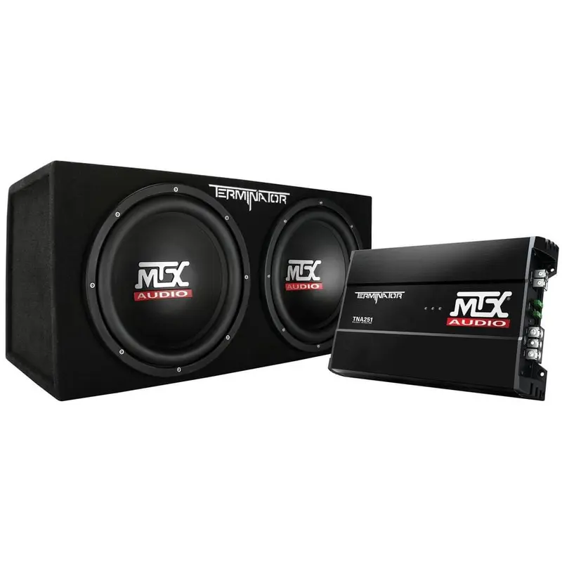 12 in. 1200-Watt Dual Loaded Car Subwoofer Audio with Sub Box plus Amplifier (Open Box)51.75 / each