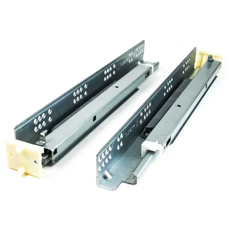 15 in. Soft Close Full Extension Under Mount Cabinet Drawer Slide 100 lbs. (5-Pairs)18 / package