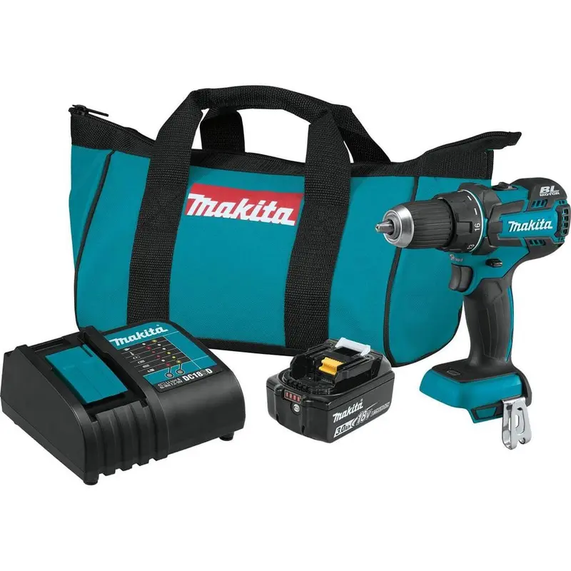 18-Volt LXT Lithium-Ion Compact Brushless Cordless 1/2 in. Driver-Drill Kit with (1) Battery 3.0Ah