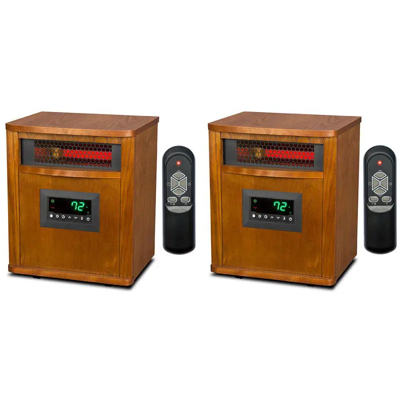 1800 sq. ft. 1500-Watt 2-Lifesmart 6-Element Portable Infrared Quartz Electric Space Heaters50.5 / each