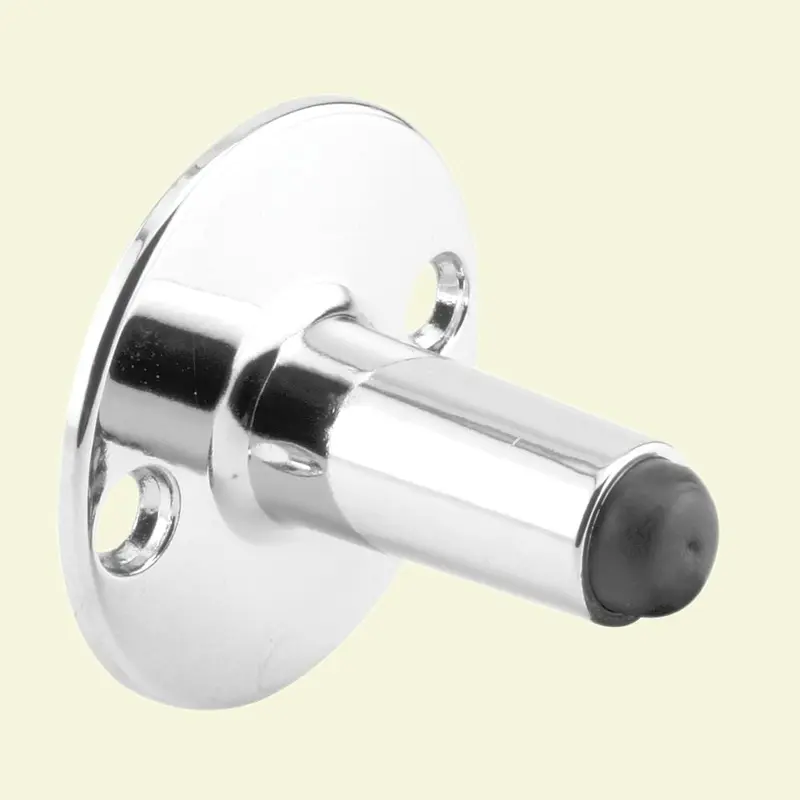 2-1/8 in. x 2 in. Chrome Plated Zamak Projection Door Stop0.110 / each