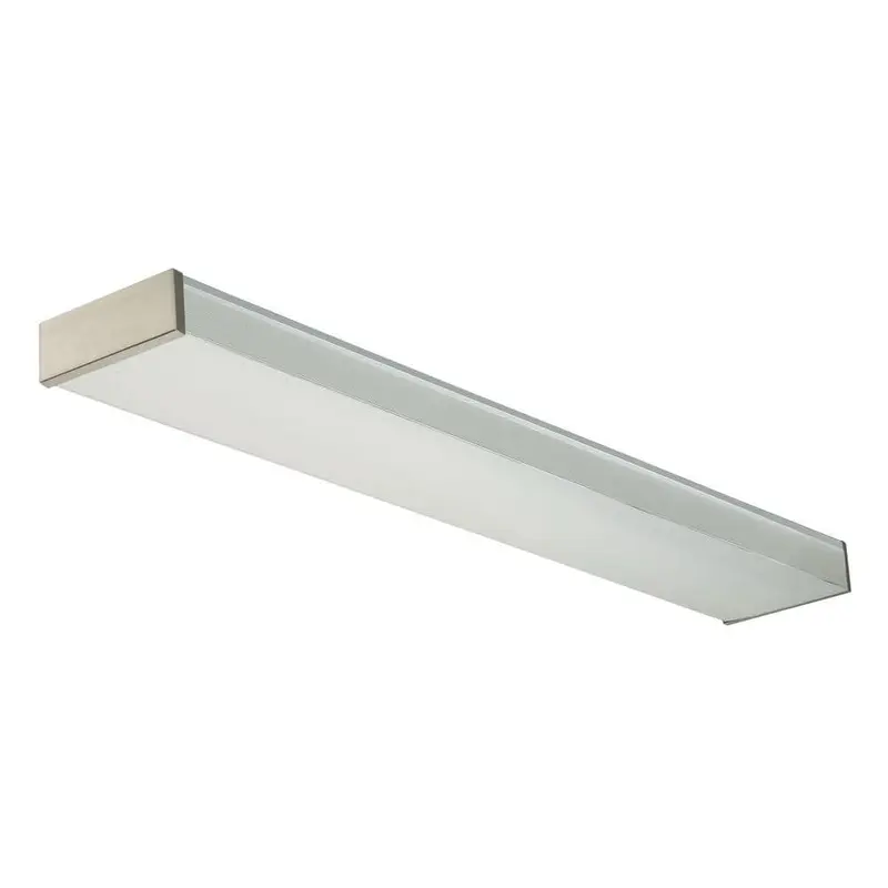 4 ft. 2-Light Fluorescent Brushed Nickel Decorative Wrap Fixture Strip10 / each