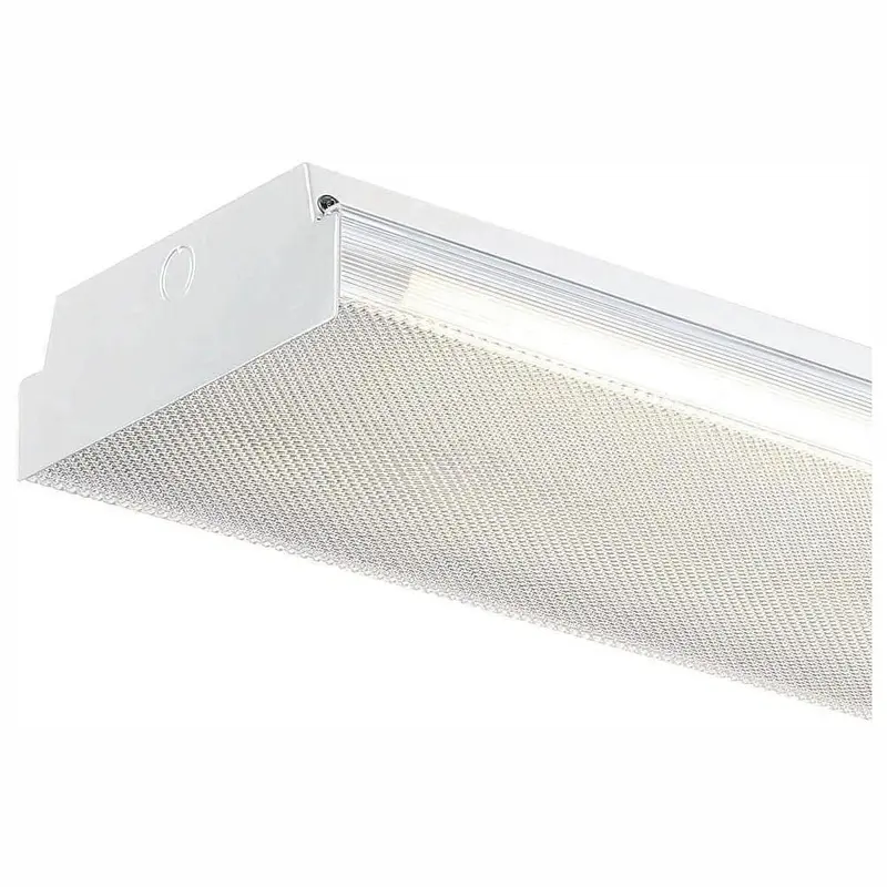 4 ft. x 9 in. 25-Watt 2-Light White LED MV Wraparound Light with Battery Backup and 3250 Lumens T8 Flex Tubes 3500K9.5 / each
