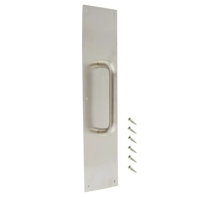 4 in. x 16 in. Stainless Steel Pull Plate