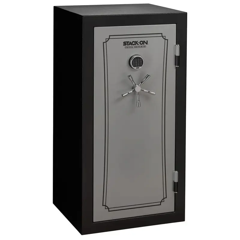 40-Gun Fire/Water Safe with Electronic Lock, Matte Black and Silver