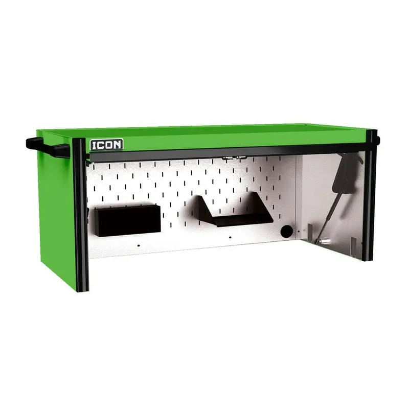 56 in. Professional Work Center Hutch - Green