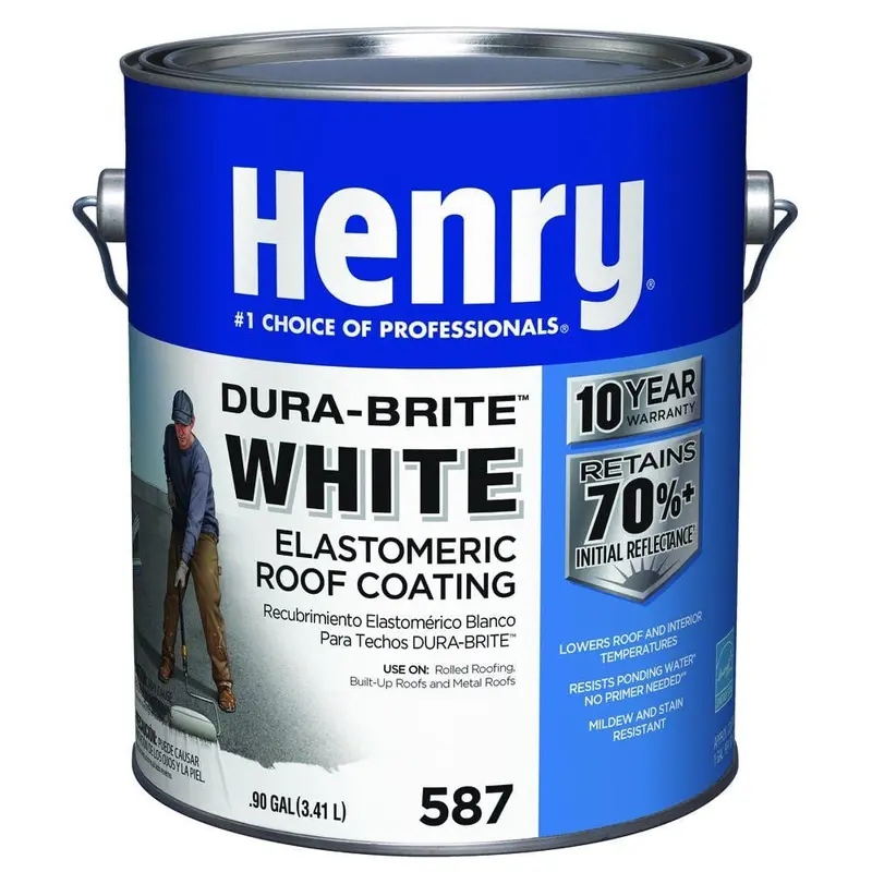 587 Dura-Brite 100% Acrylic White Elastomeric Roof Coating 0.90 gal.