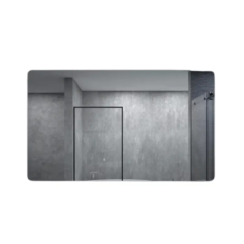 60 in. W x 36 in. H Rectangular Framed Wall Bathroom Vanity Mirror in Matte Black