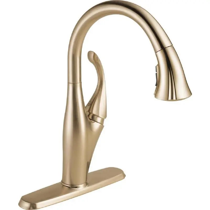 Addison Single-Handle Pull-Down Sprayer Kitchen Faucet with MagnaTite Docking in Champagne BronzeVenetian Bronze / 9.214 / Touch