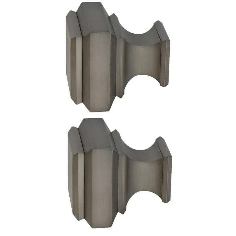 allen   roth Pewter Curtain Rod Finials