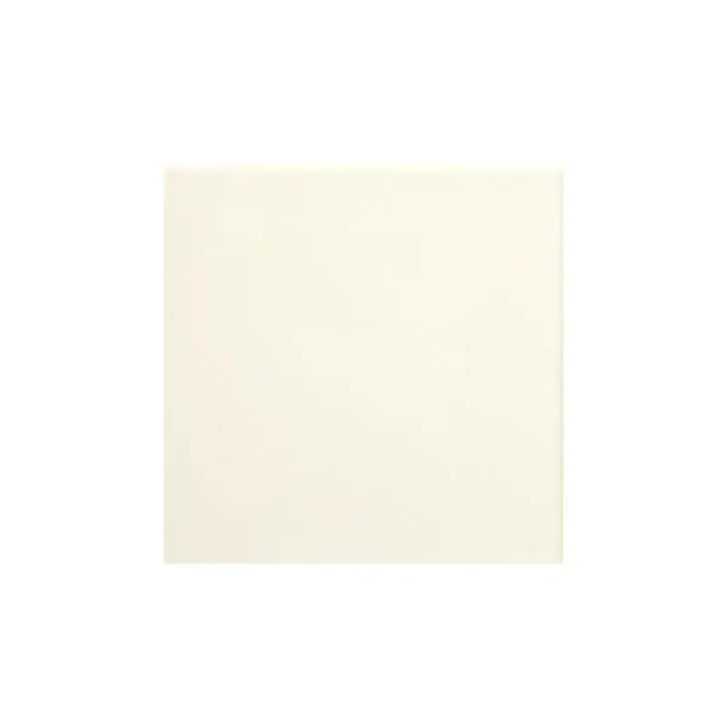 American Olean Bright Biscuit Gloss Ceramic Cove Base Tile (6-in x 6-in)Ice White Gloss