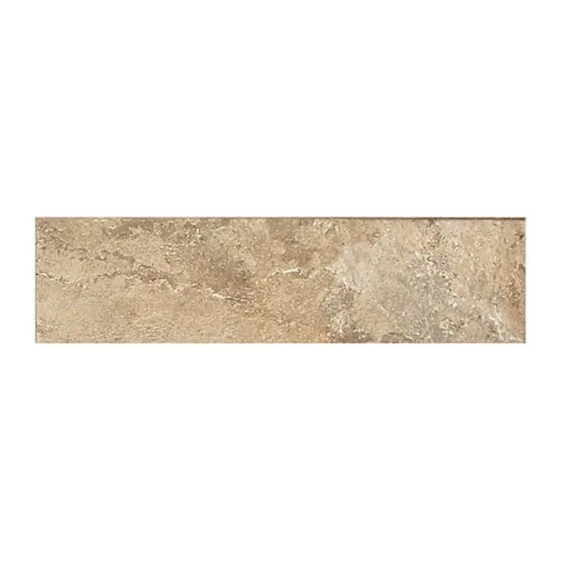 American Olean Kendal Slate Ambleside Beige Porcelain Bullnose Tile (3-in x 12-in)Ambleside Beige