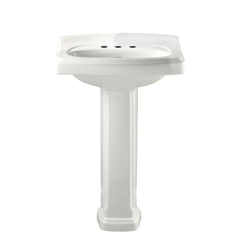 American Standard Portsmouth Vitreous China Pedestal Combo Bathroom Sink in WhiteWhite / 69